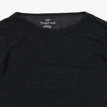 F&F Mens Grey Striped   T-Shirt Size S