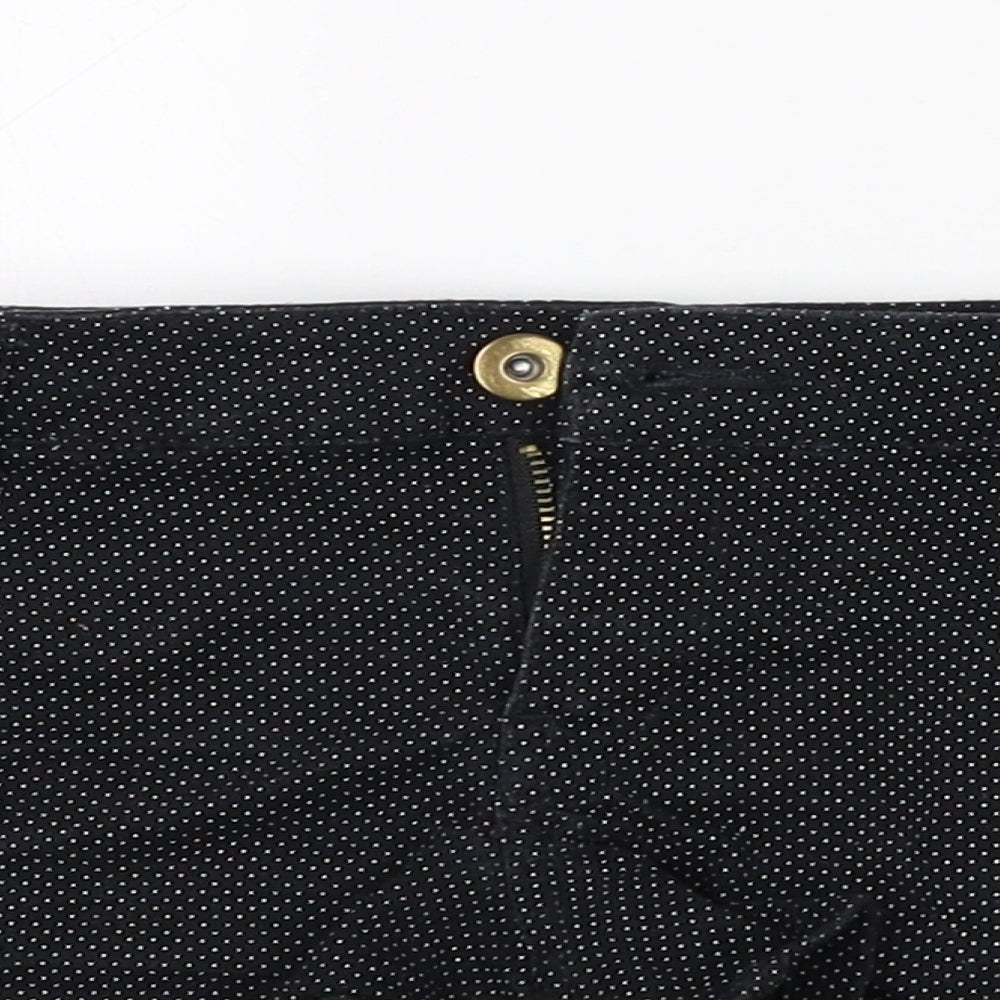 H&M Womens Black   Hot Pants Shorts Size 6