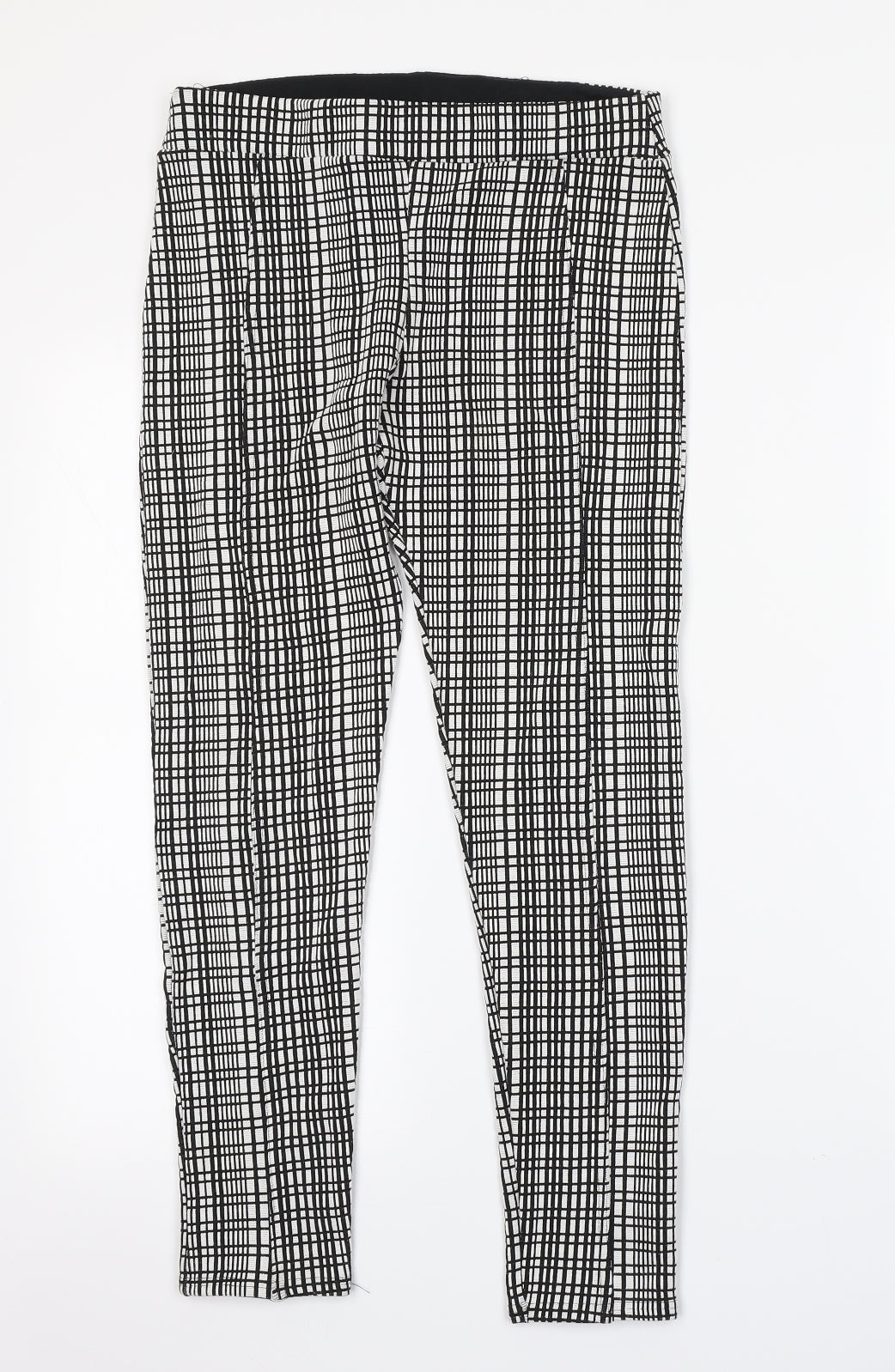 Jane Norman Womens Multicoloured Check  Trousers  Size 10 L25 in