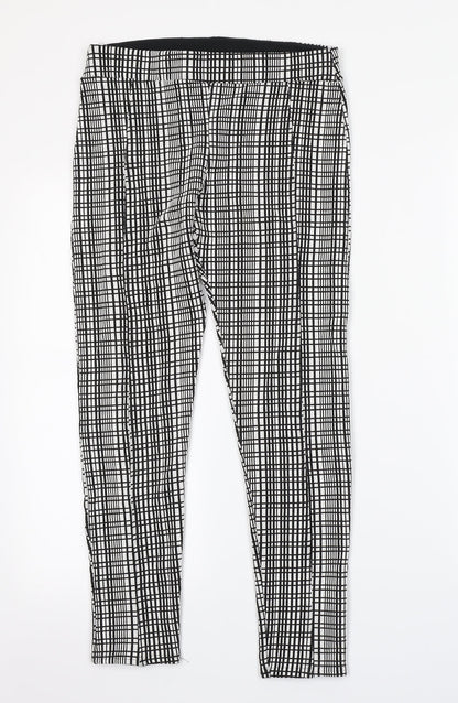 Jane Norman Womens Multicoloured Check  Trousers  Size 10 L25 in