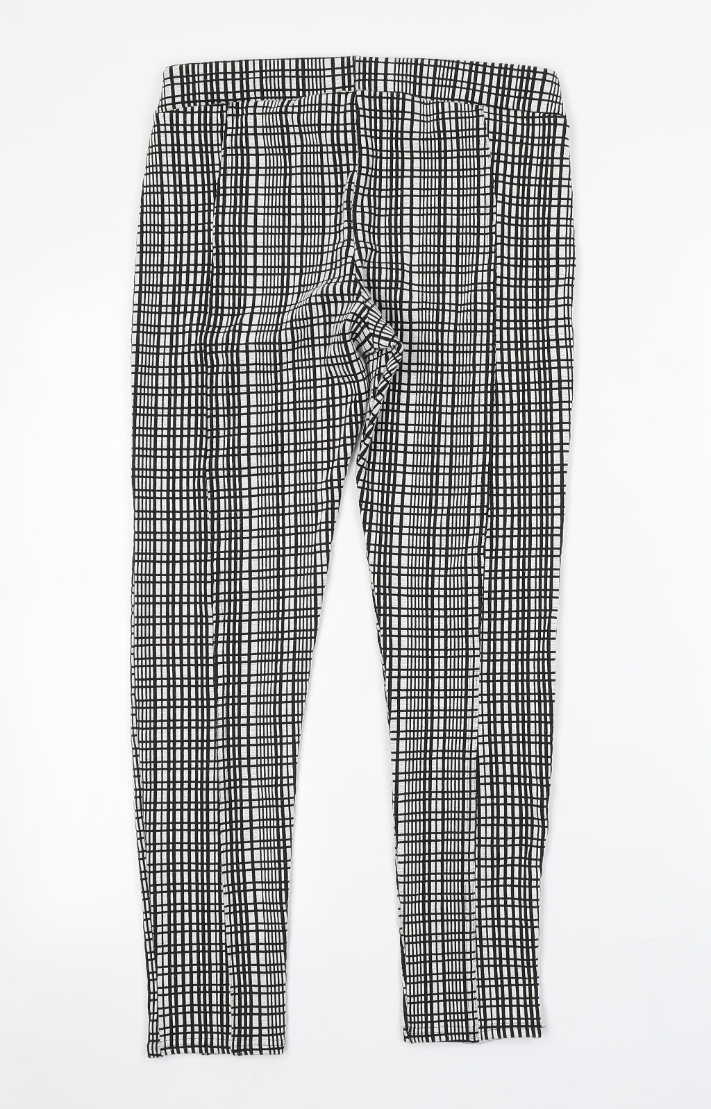 Jane Norman Womens Multicoloured Check  Trousers  Size 10 L25 in