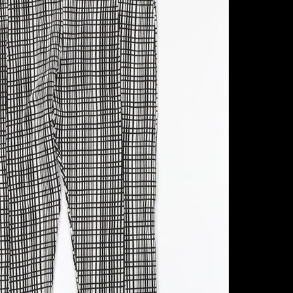 Jane Norman Womens Multicoloured Check  Trousers  Size 10 L25 in