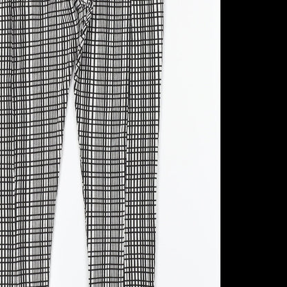 Jane Norman Womens Multicoloured Check  Trousers  Size 10 L25 in