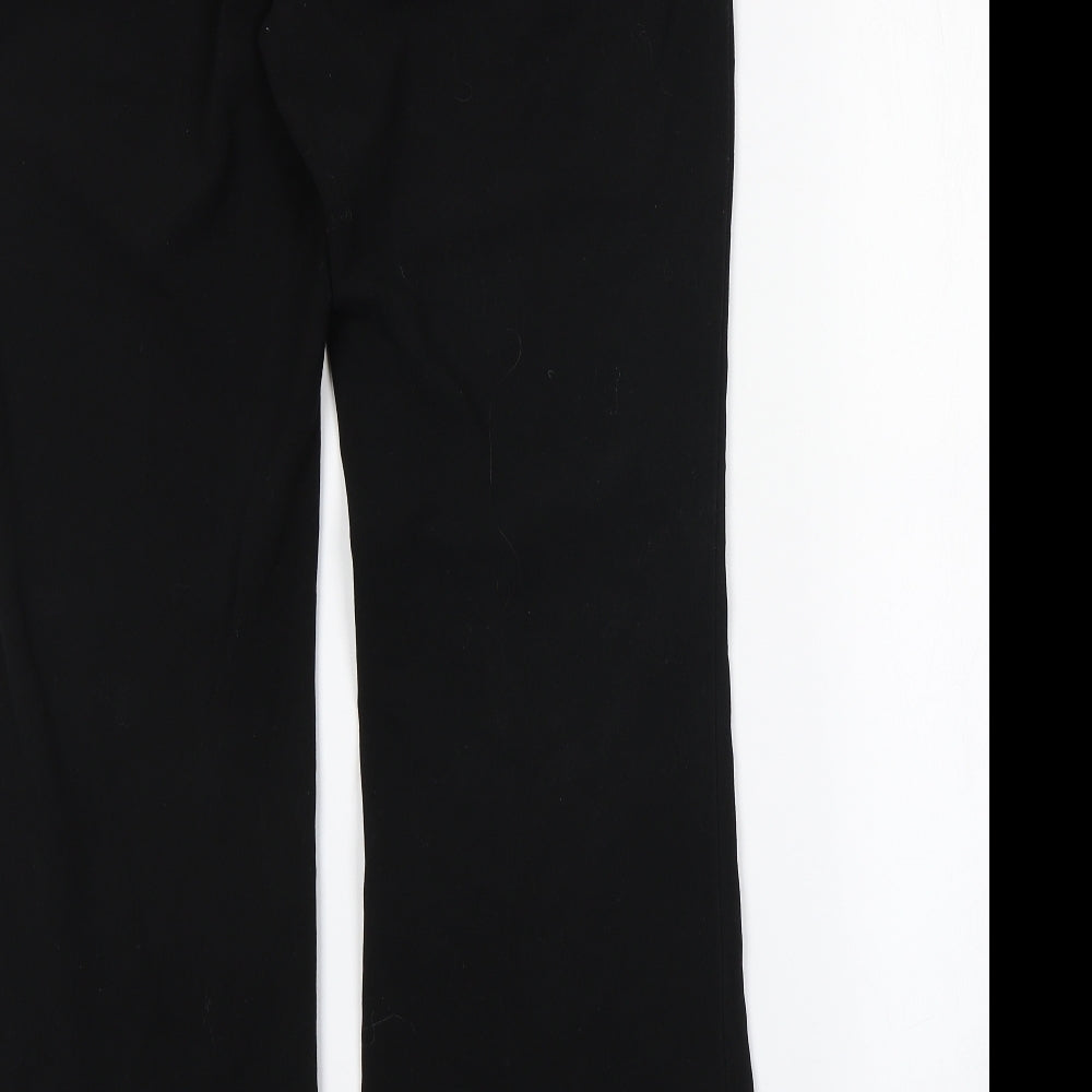 Womens UK Size 12 New Look Regular Fit  Black Trousers
