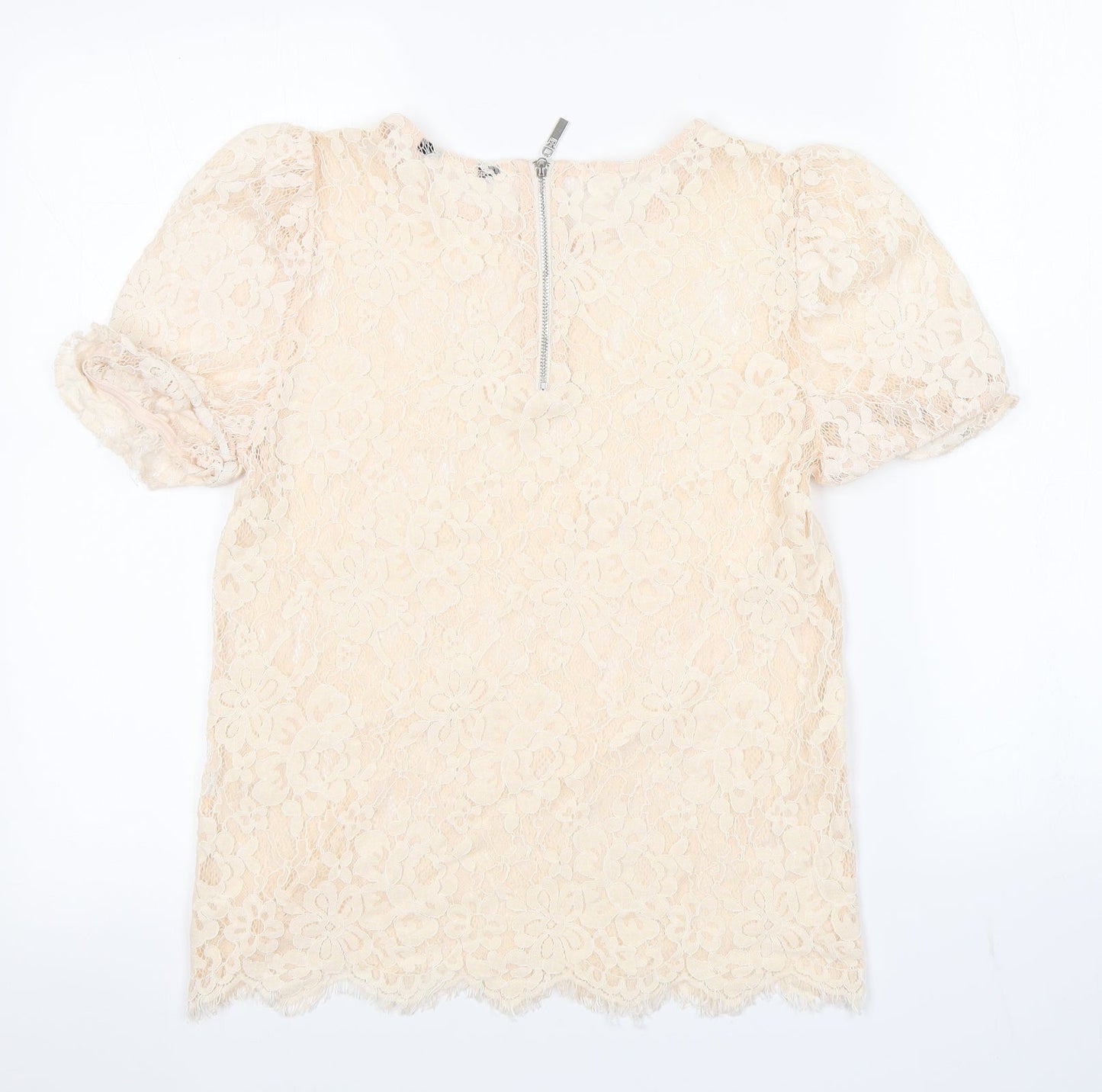 Womens UK Size  Preworn Pink Basic Blouse