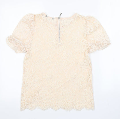 Womens UK Size  Preworn Pink Basic Blouse