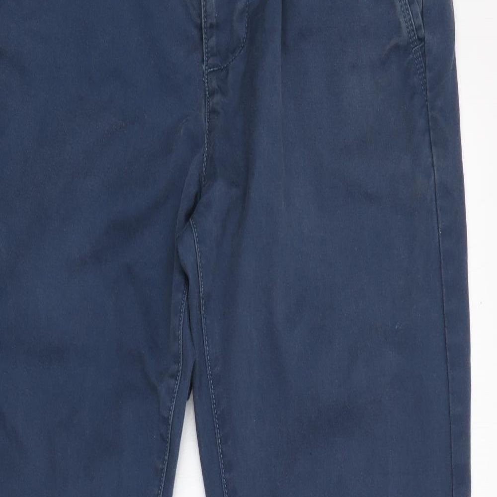 Womens UK Size 32 in Topman Regular Fit Chino Blue Trousers
