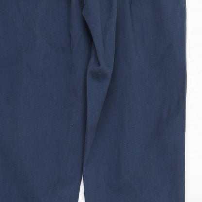 Womens UK Size 32 in Topman Regular Fit Chino Blue Trousers