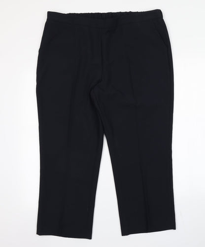 Bonmarché Womens Blue   Trousers  Size 18 L25 in