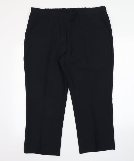 Bonmarché Womens Blue   Trousers  Size 18 L25 in