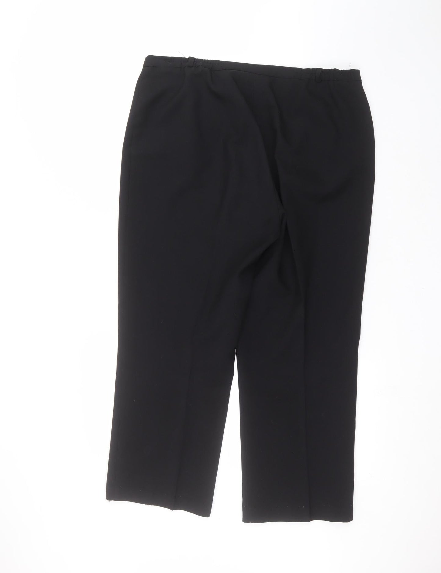 Womens UK Size 14 BHS Regular Fit  Black Trousers