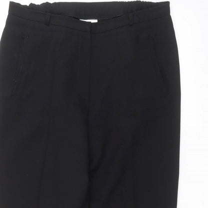 Womens UK Size 14 BHS Regular Fit  Black Trousers