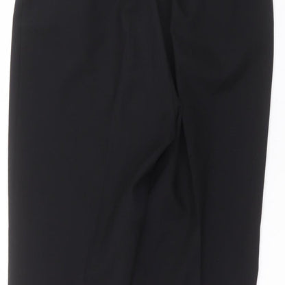 Womens UK Size 14 BHS Regular Fit  Black Trousers