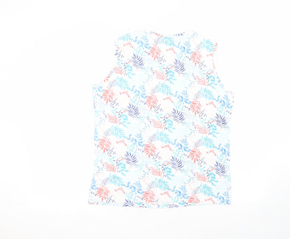 EWM Womens White   Basic Tank Size M