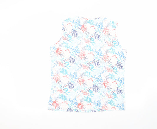 EWM Womens White   Basic Tank Size M