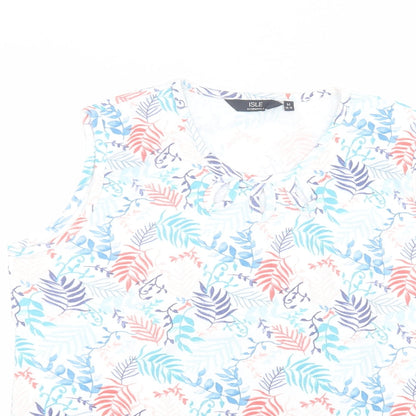 EWM Womens White   Basic Tank Size M