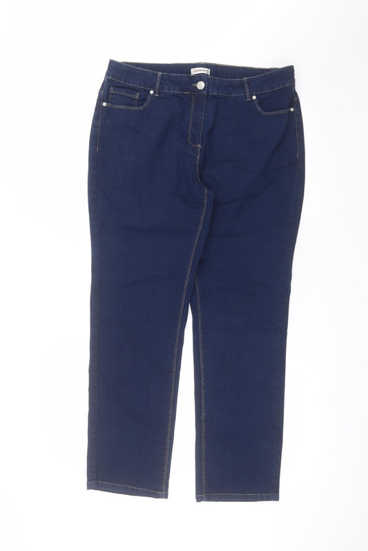 Damart Womens Blue   Skinny Jeans Size 14 L28 in