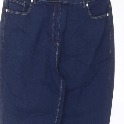 Damart Womens Blue   Skinny Jeans Size 14 L28 in