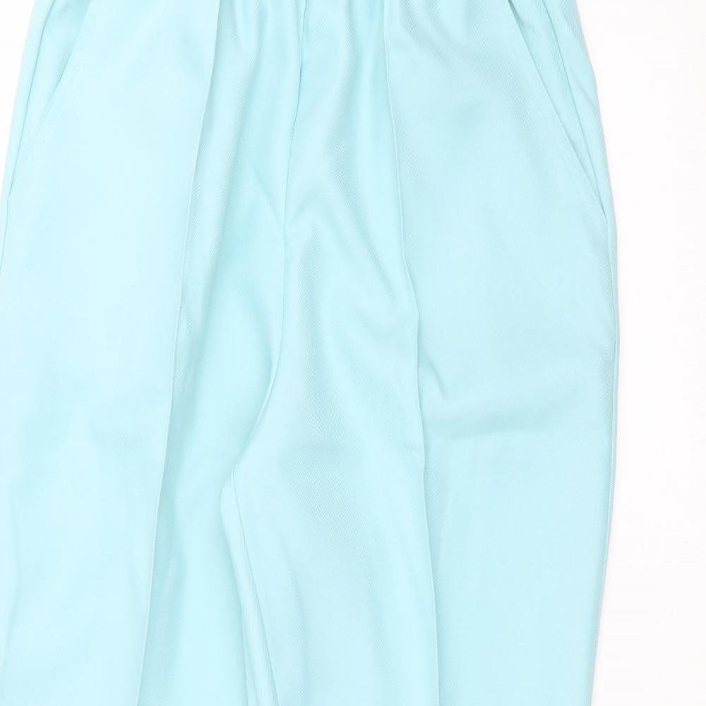Womens UK Size 12 Damart Regular Fit  Blue Trousers