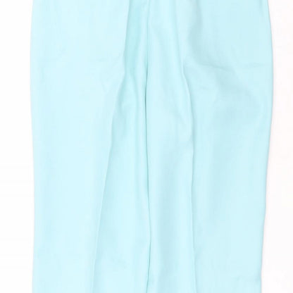 Womens UK Size 12 Damart Regular Fit  Blue Trousers