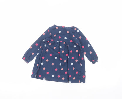 F&F Baby Blue Polka Dot  A-Line  Size 9-12 Months