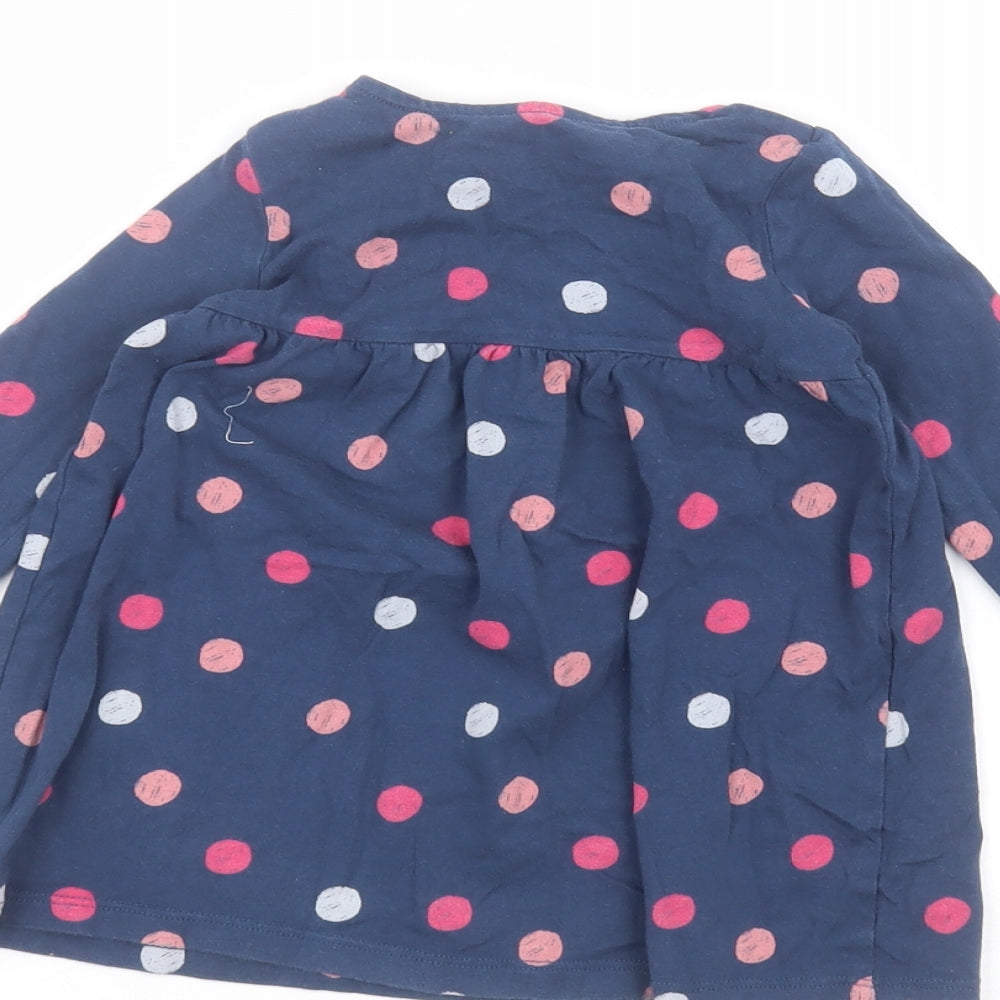 F&F Baby Blue Polka Dot  A-Line  Size 9-12 Months