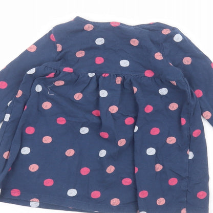 F&F Baby Blue Polka Dot  A-Line  Size 9-12 Months