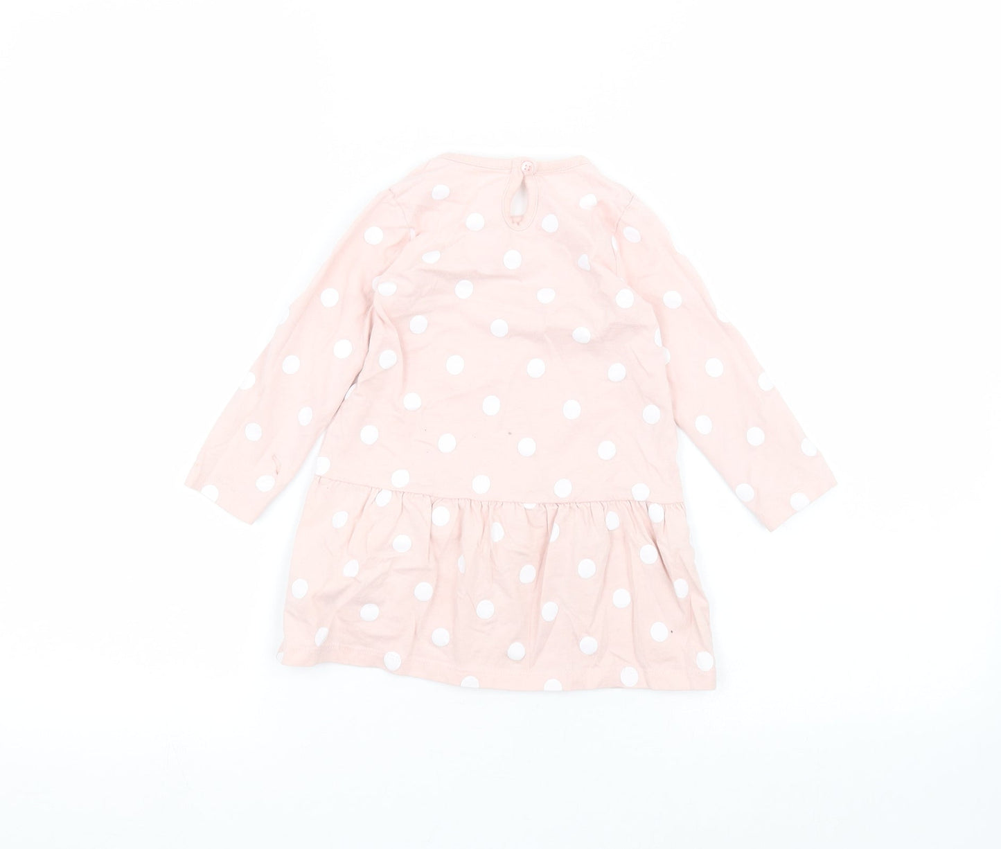 George Baby Pink Polka Dot  A-Line  Size 12-18 Months