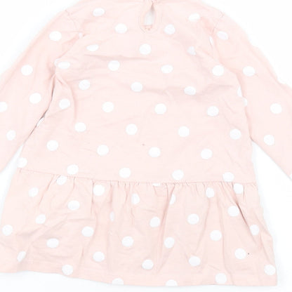 George Baby Pink Polka Dot  A-Line  Size 12-18 Months