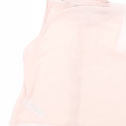 Womens UK Size 12 New Look Pink Basic Button-Up