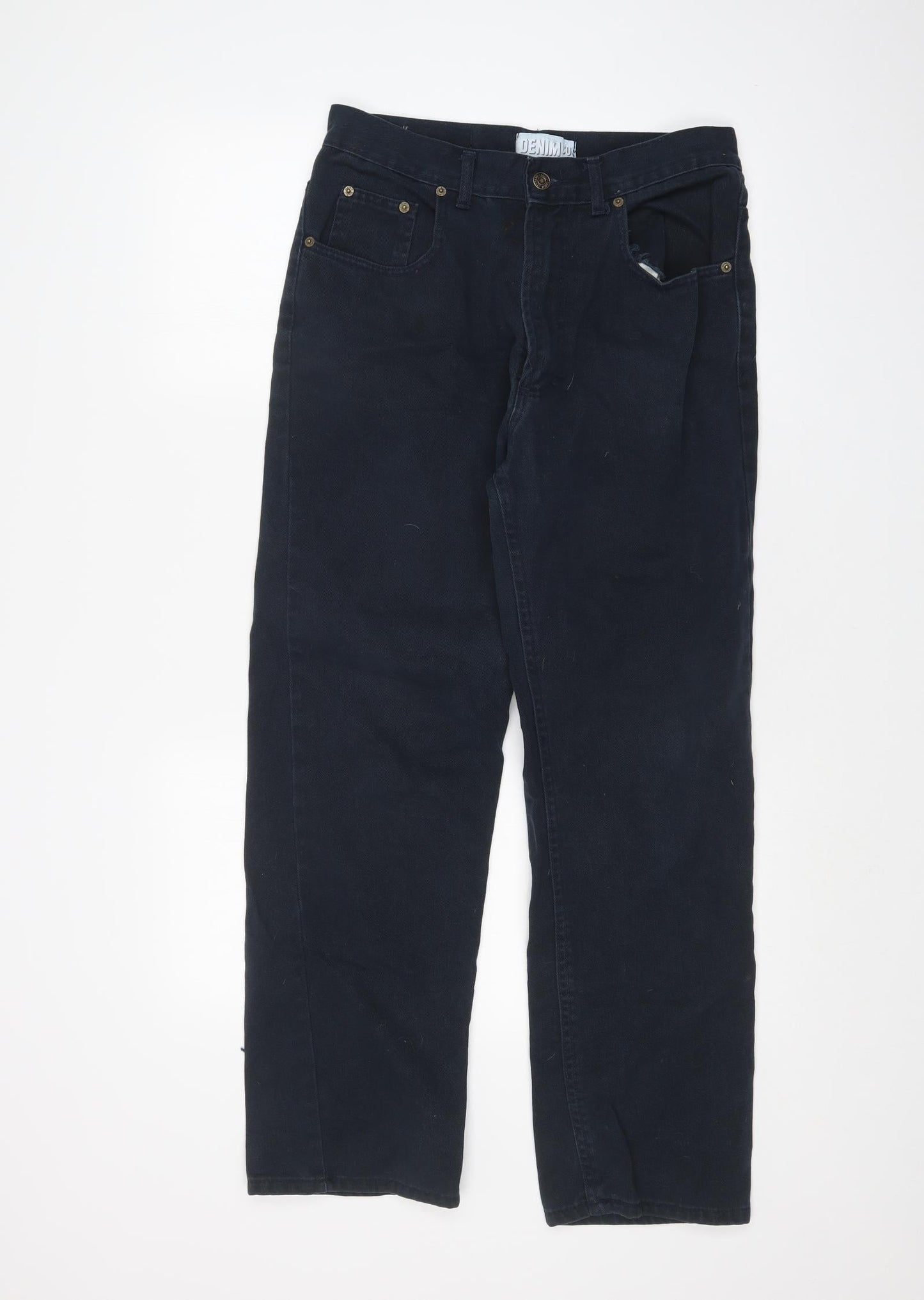 Denim & Co. Mens Blue   Straight Jeans Size 32 in L30 in