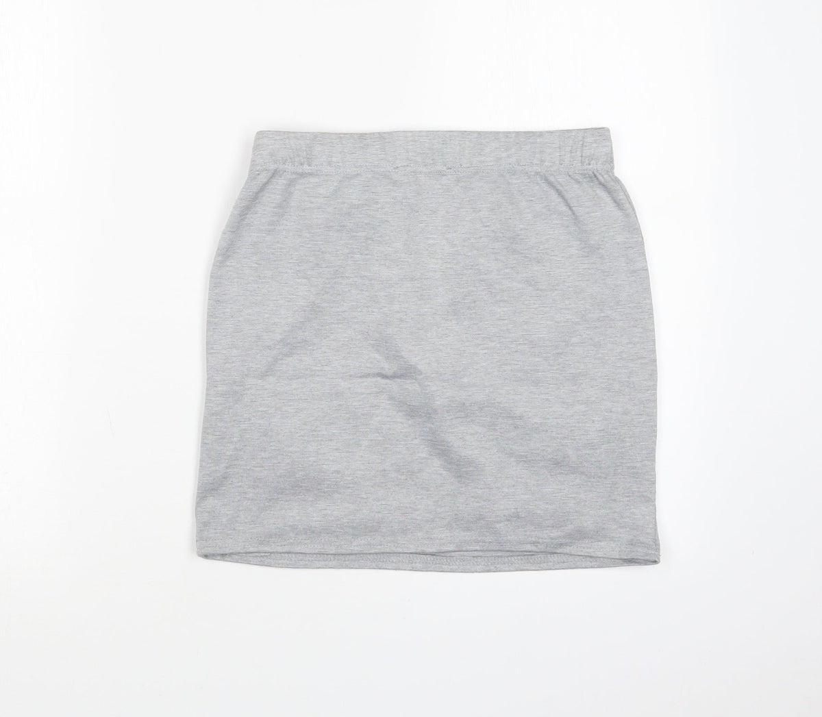 Back view of Select women’s grey mini skirt, size UK 10