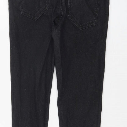 Denim & Co. Womens Black   Skinny Jeans Size 12 L28 in