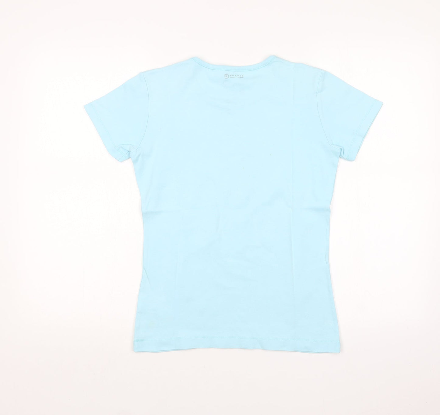 DOMYOS Womens Blue   Basic T-Shirt Size S