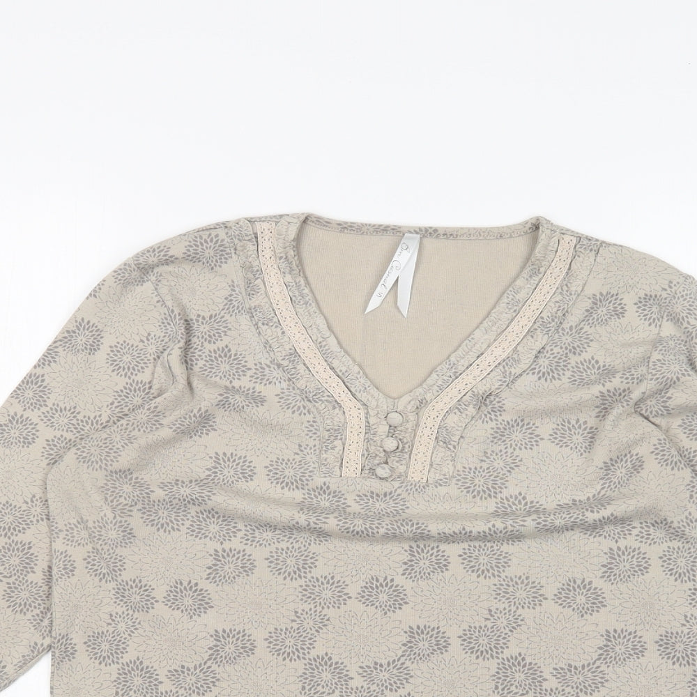 BMM Womens Brown   Basic T-Shirt Size S