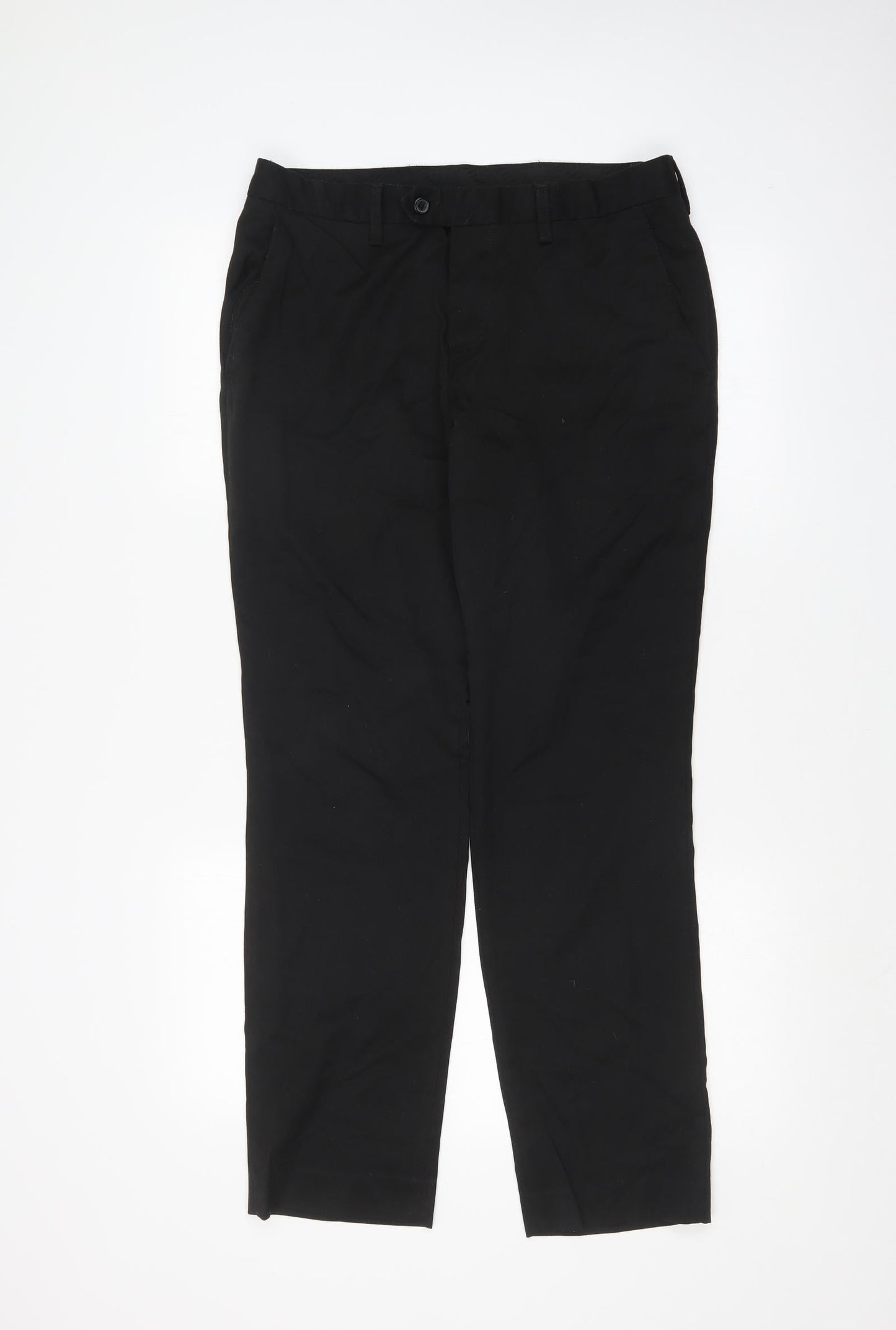 NEXT Mens Black   Trousers  Size 32 in L28 in