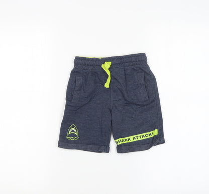 x-mail Boys Blue   Sweat Shorts Size 5-6 Years
