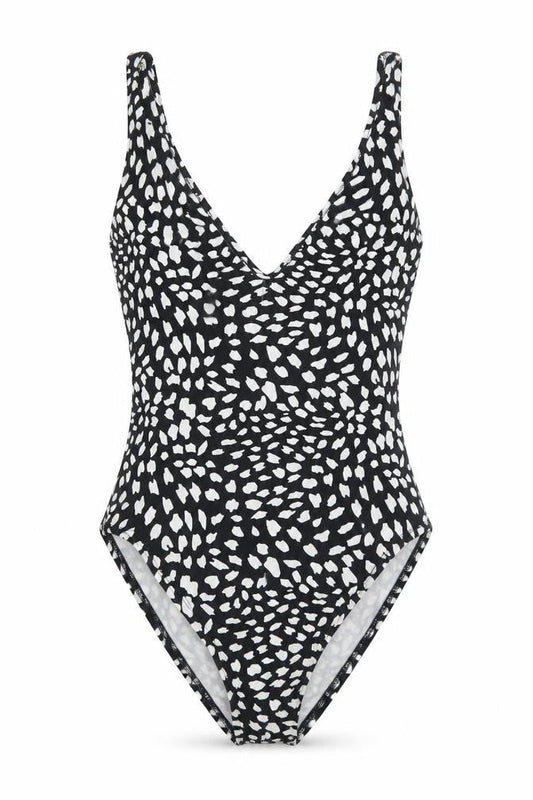Miss Selfridge Womens Multicoloured Animal Print  Bodysuit One-Piece Size 4
