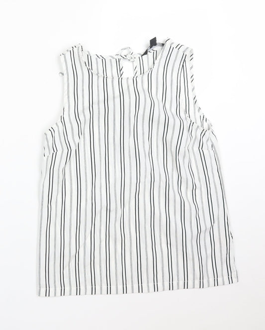 Womens UK Size 8 New Look Multicoloured Basic Tank