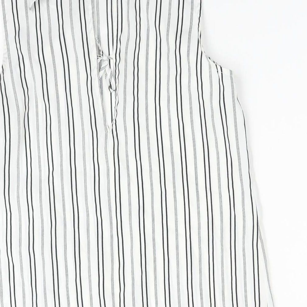 Womens UK Size 8 New Look Multicoloured Basic Tank