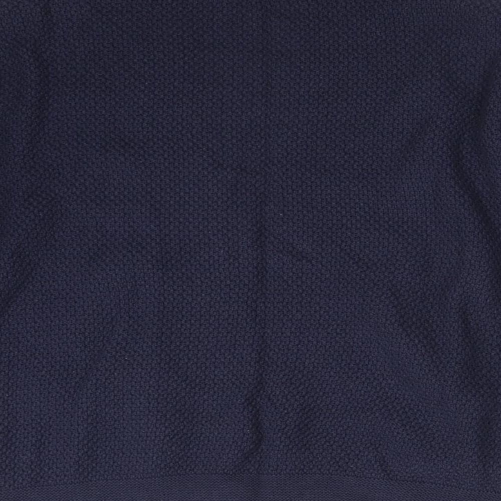 Womens UK Size S ISLE Blue Cardigan Jumper