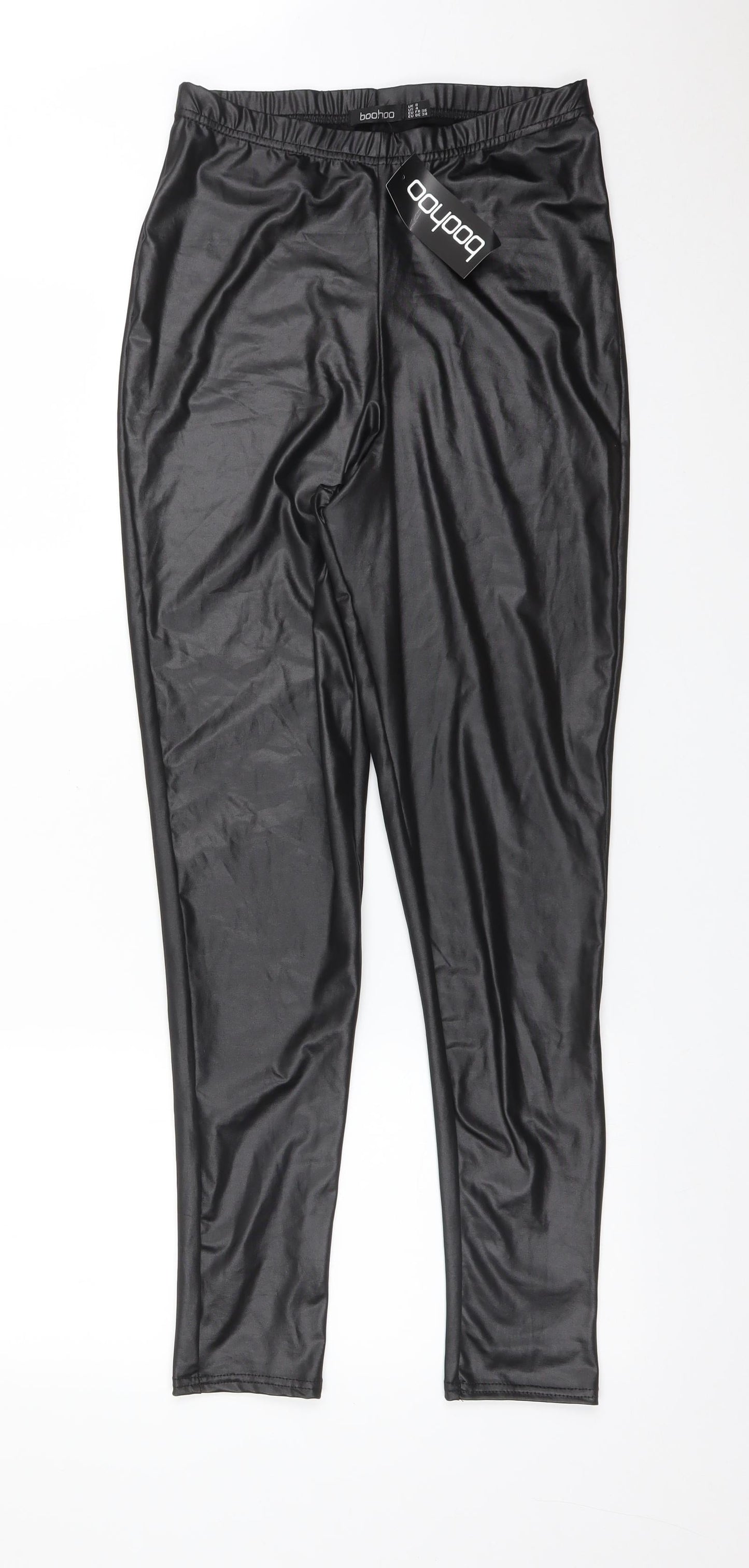 Womens UK Size 8 Boohoo   Black Leggings