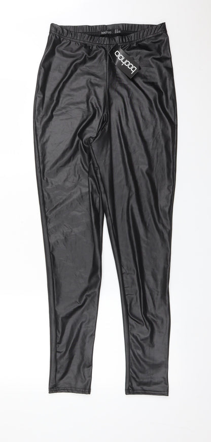 Womens UK Size 8 Boohoo   Black Leggings