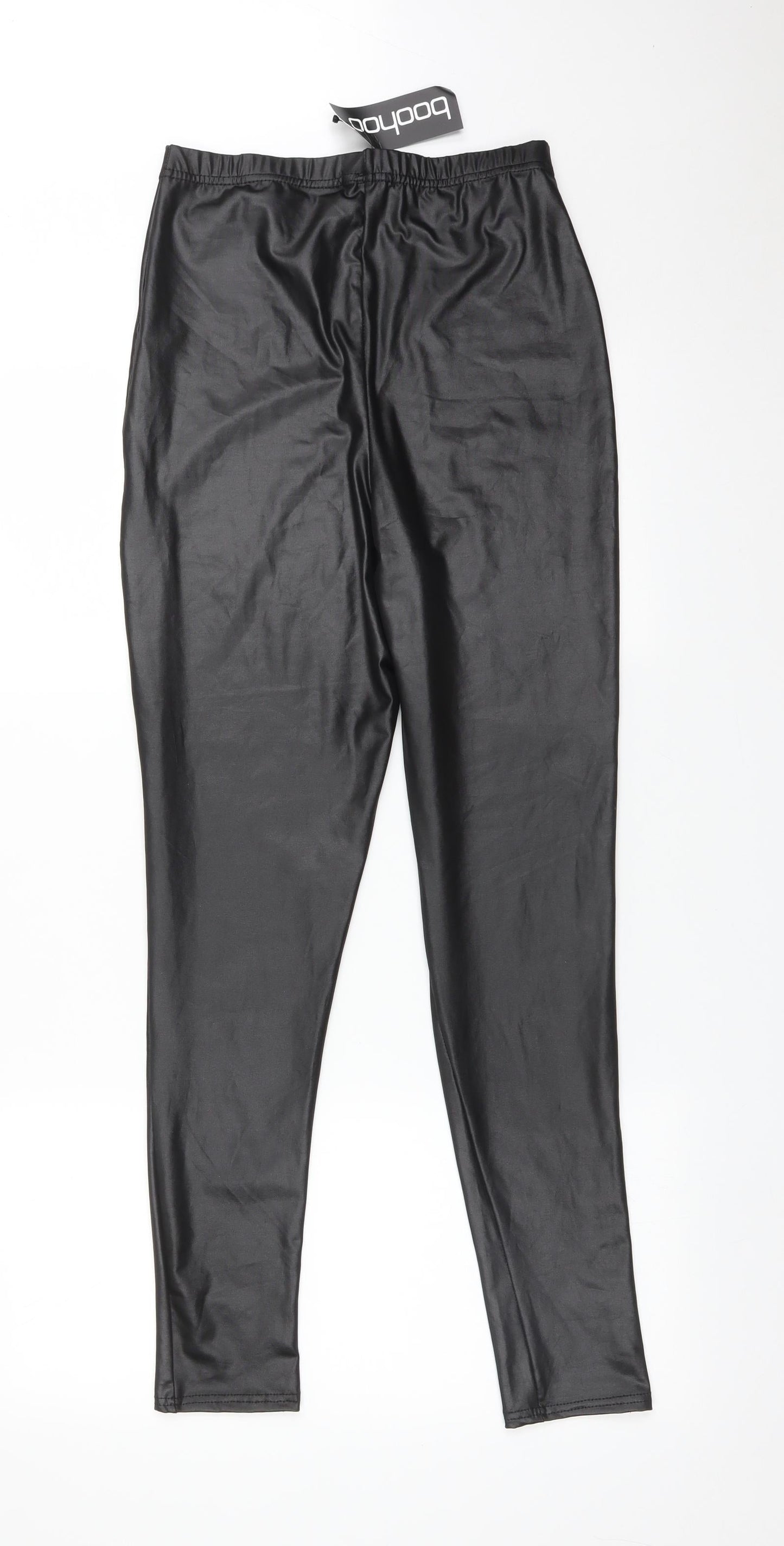 Womens UK Size 8 Boohoo   Black Leggings