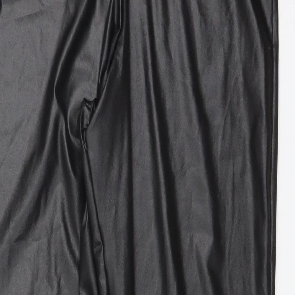 Womens UK Size 8 Boohoo   Black Leggings