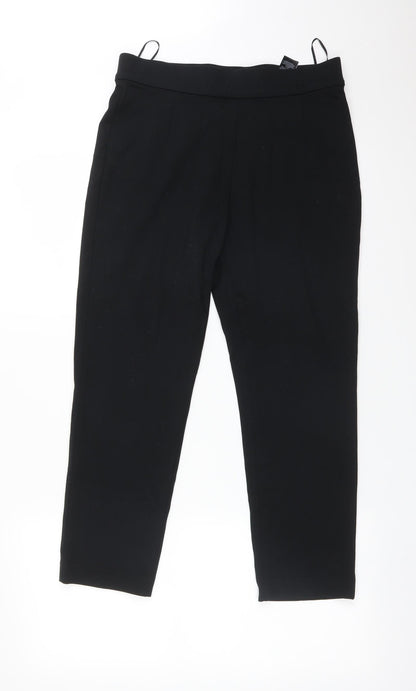 Womens UK Size 10 M&S Regular Fit Jegging Black Trousers