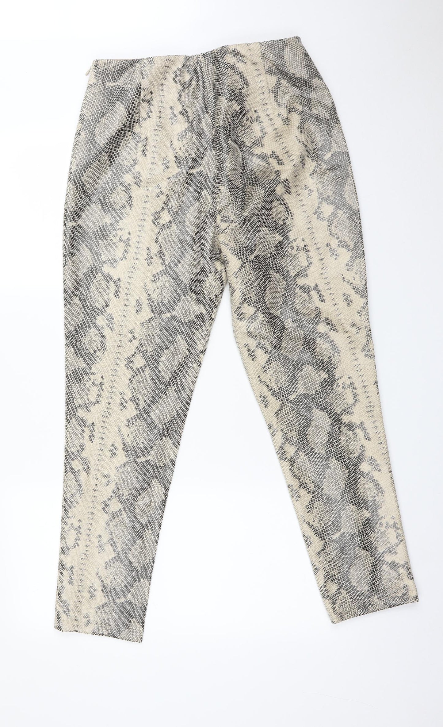 Primark Womens Multicoloured Animal Print  Jegging Trousers Size 14 L27 in