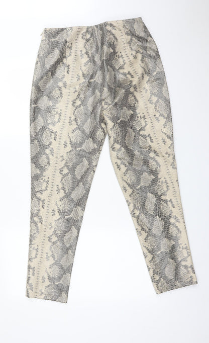 Primark Womens Multicoloured Animal Print  Jegging Trousers Size 14 L27 in