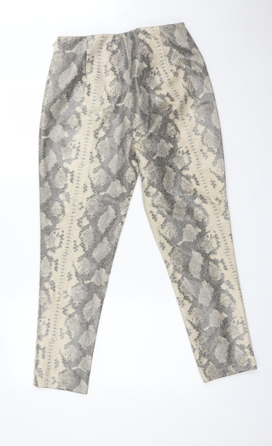 Primark Womens Multicoloured Animal Print  Jegging Trousers Size 14 L27 in