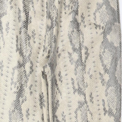 Primark Womens Multicoloured Animal Print  Jegging Trousers Size 14 L27 in